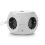 ACT Power Strip Cube F Socket Hálózati Elosztó 3DIN 1,5m White - Image 8