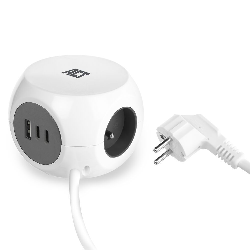 act-power-strip-cube-e-socket-halozati-eloszto-kapcsoloval-3din-1-5m-white_1.jpg ACT Power Strip Cube E Socket Hálózati Elosztó 3DIN 1,5m White - Image 1