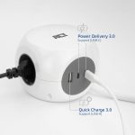 ACT Power Strip Cube E Socket Hálózati Elosztó 3DIN 1,5m White - Image 3