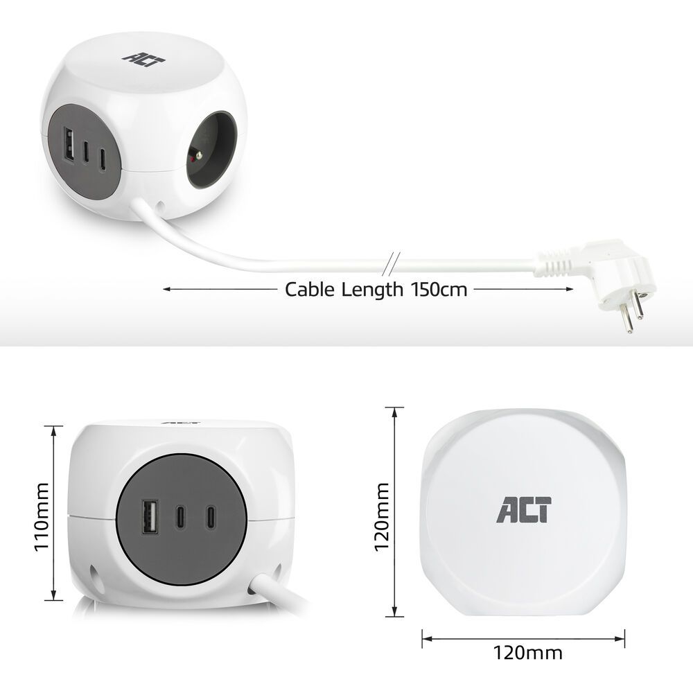 act-power-strip-cube-e-socket-halozati-eloszto-kapcsoloval-3din-1-5m-white_6.jpg ACT Power Strip Cube E Socket Hálózati Elosztó 3DIN 1,5m White - Image 6