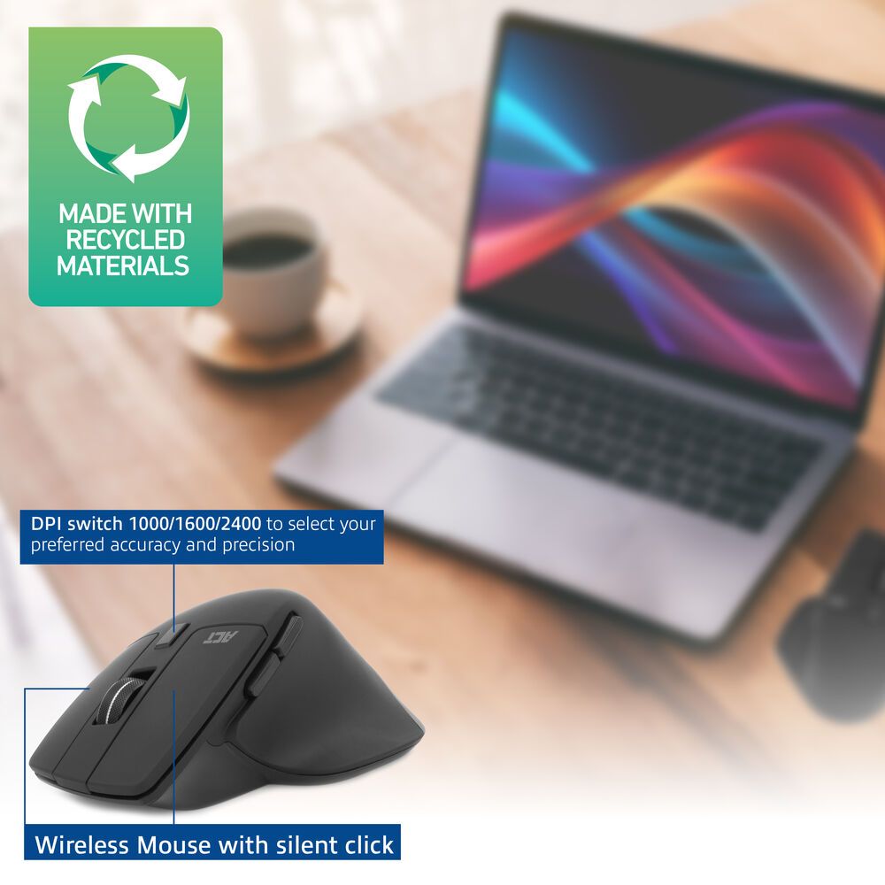 ACT AC5146 Wireless Bluetooth Mouse Black - Image 5