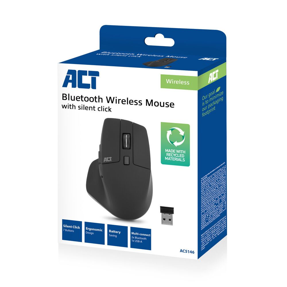 ACT AC5146 Wireless Bluetooth Mouse Black - Image 8
