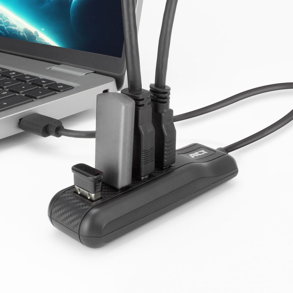 ACT AC6320 4-portos USB3.2 HUB Black - Image 5