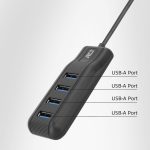 ACT AC6420 4-portos USB3.2 HUB Black - Image 3