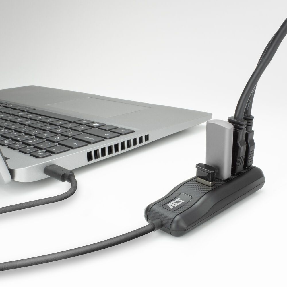 ACT AC6420 4-portos USB3.2 HUB Black - Image 5