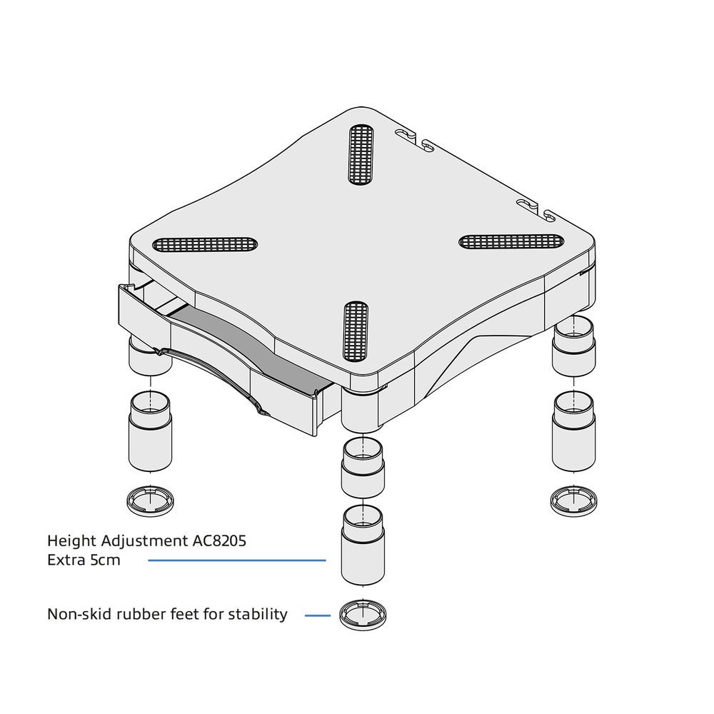 ACT Additional feet (5cm) for AC8200 - Image 3