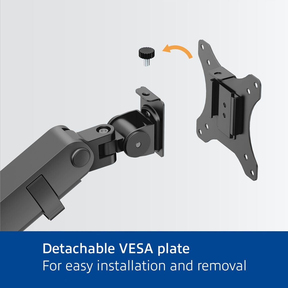 ACT AC8327 Single monitor arm office solid pro with mechanical spring - Image 13