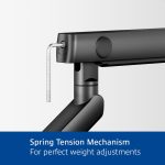 ACT AC8328 Dual monitor arm office solid pro, with mechanical spring - Image 10