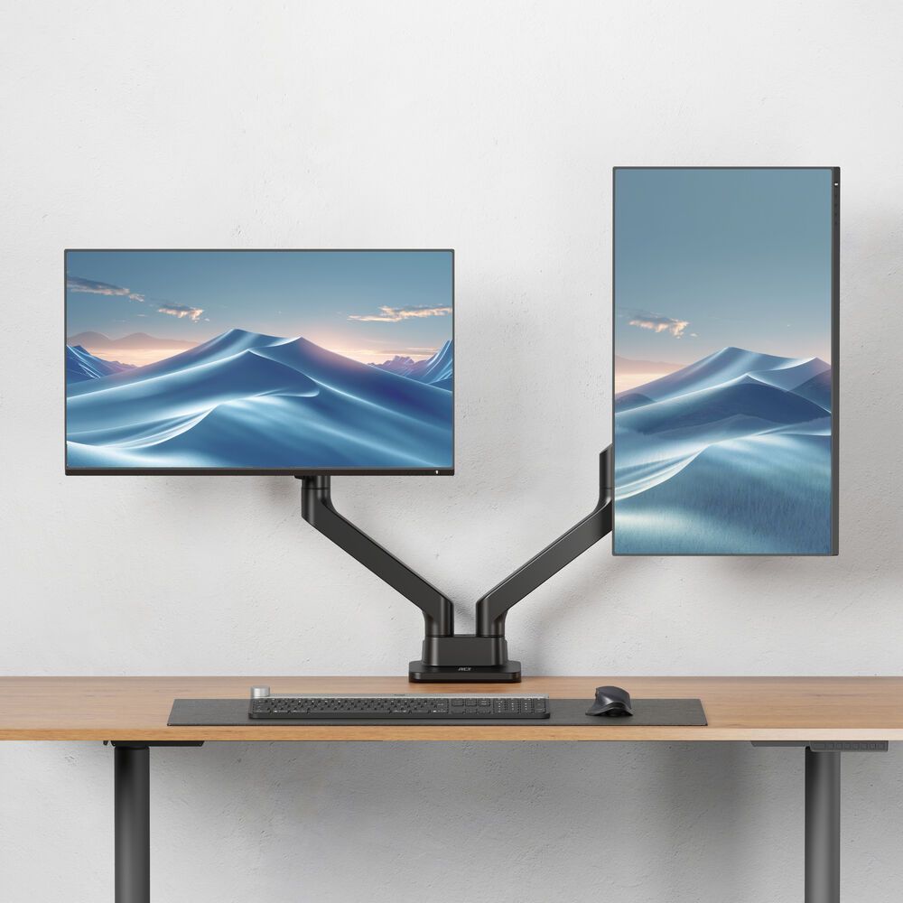ACT AC8342 Dual Monitor Arm Office Premium with Gas Spring - Image 6