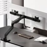 ACT AC8344 Dual Monitor Arm Office Premium with Gas Spring Crossbar - Image 7