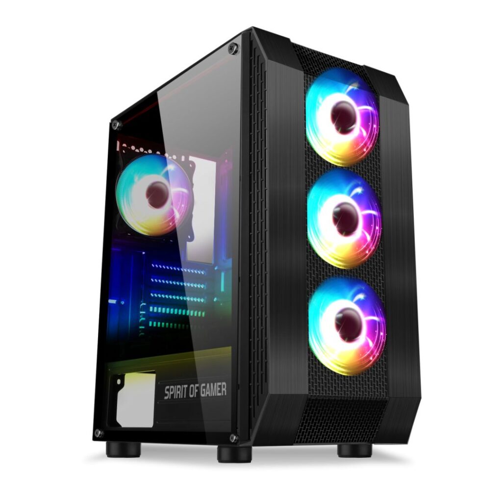 Spirit Of Gamer Rogue 6 Tempered Glass Black - Image 1