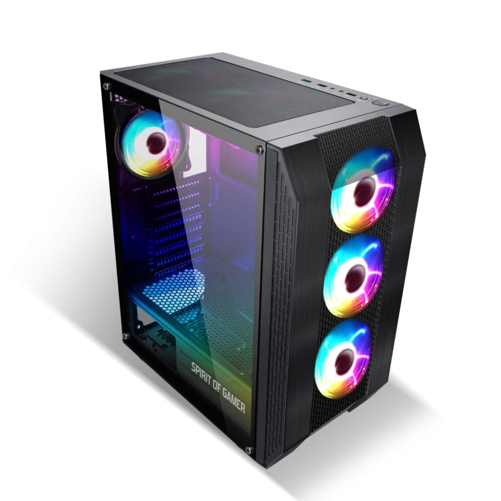 Spirit Of Gamer Rogue 6 Tempered Glass Black - Image 3