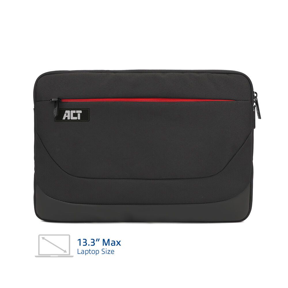 ACT AC8575 Suburb Laptop Sleeve 13,3" Black - Image 1