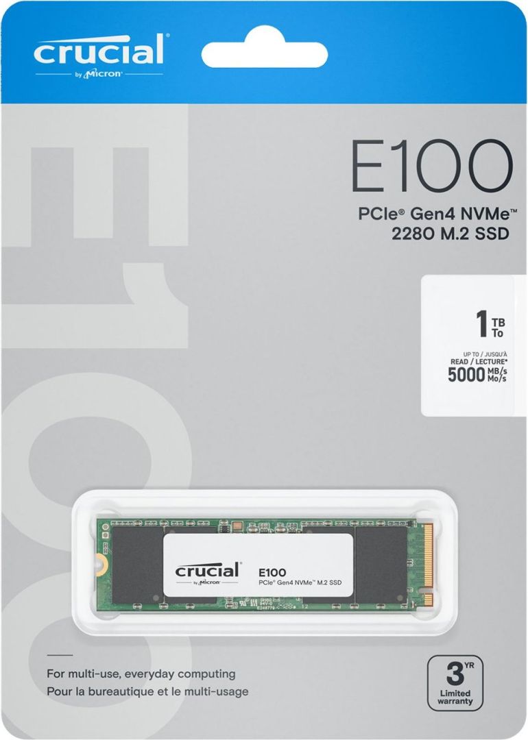 Crucial 1TB M.2 2280 NVMe E100 - Image 2