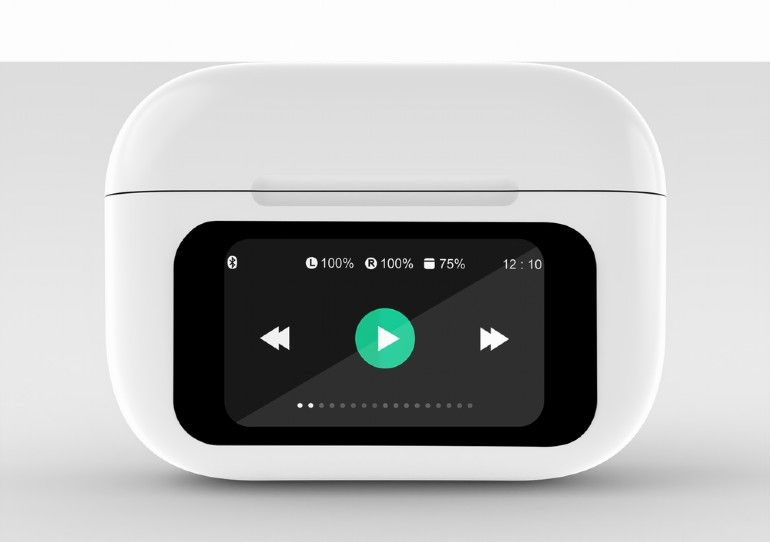 Gembird BT TWS in-ears with LCD display and Active Noise Cancelling White - Image 3