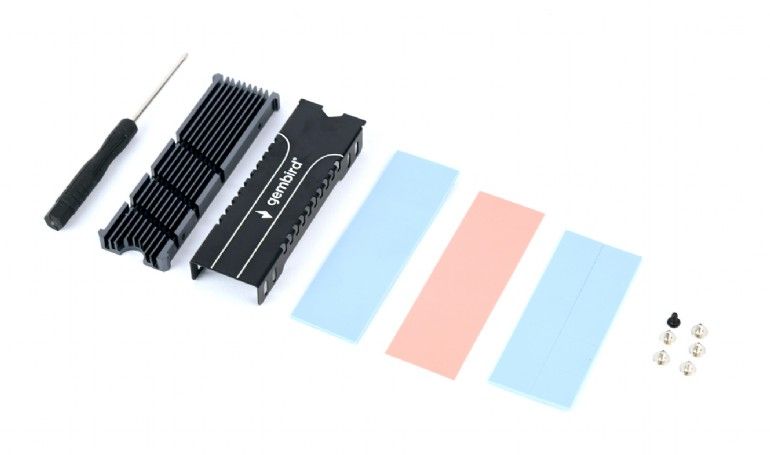 Gembird EE2280-R-01 M.2 NVMe 2280 SSD drive Radiator - Image 4