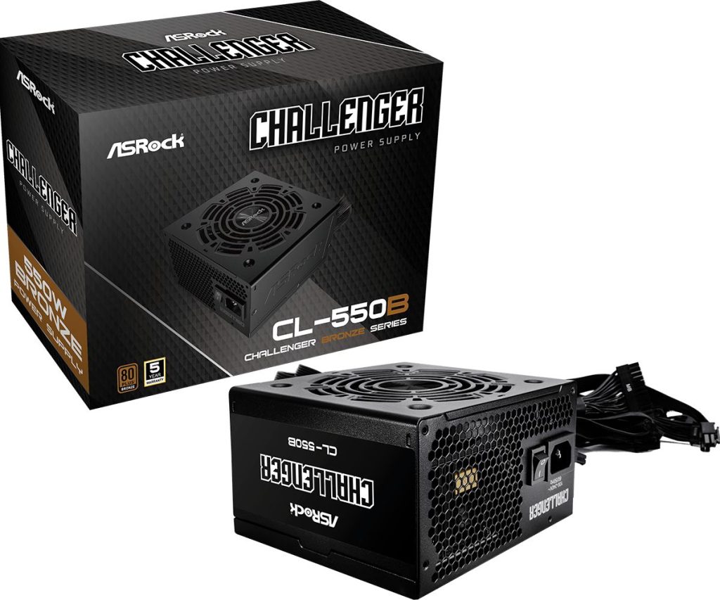 ASRock 550W 80+ Bronze Challenger CL-550B - Image 1