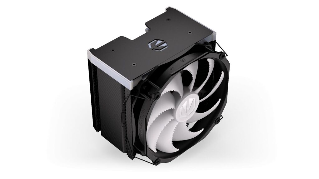 Endorfy CPU Cooler - Fortis 5 Black ARGB (14 cm, 4 pin, 6x heatpipe, PWM, TDP 220W, fekete) - Image 9