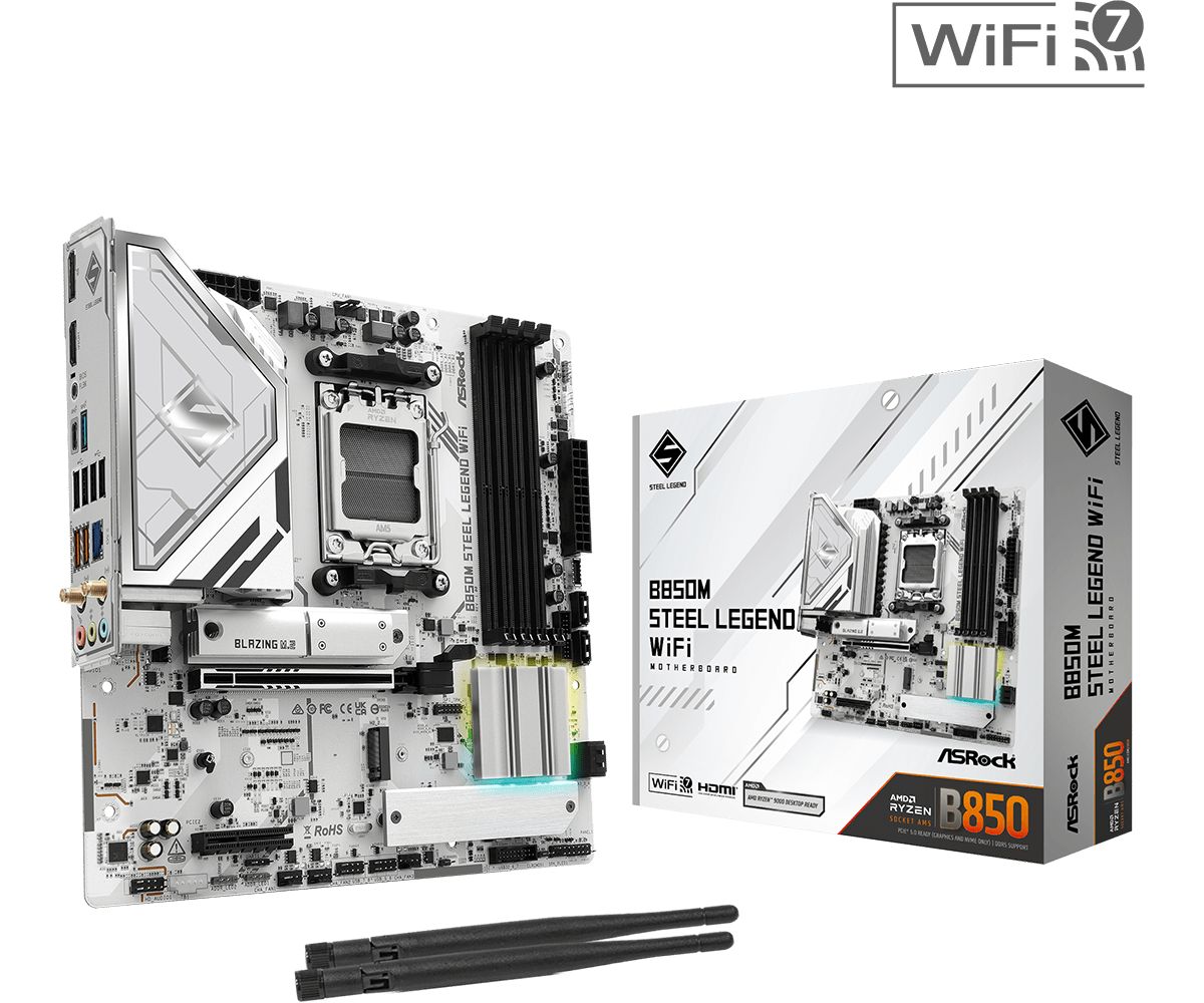 ASRock B850M STEEL LEGEND WIFI - Image 1