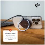 FIXED MagPad Qi2 vezeték nélküli töltő, MagSafe támogatás szürke - Image 8
