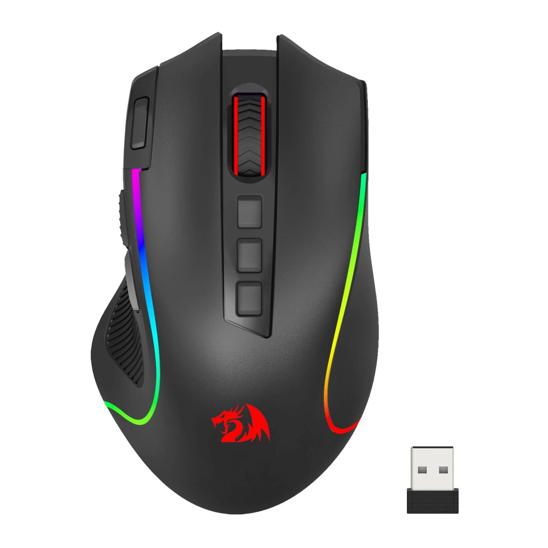 Redragon Predator M612 PRO RGB Wireless Bluetooth Gaming Mouse Black - Image 1
