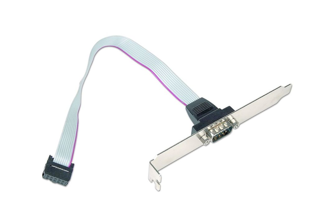 Gembird DB9 Serial Port Receptacle on Bracket - Image 1