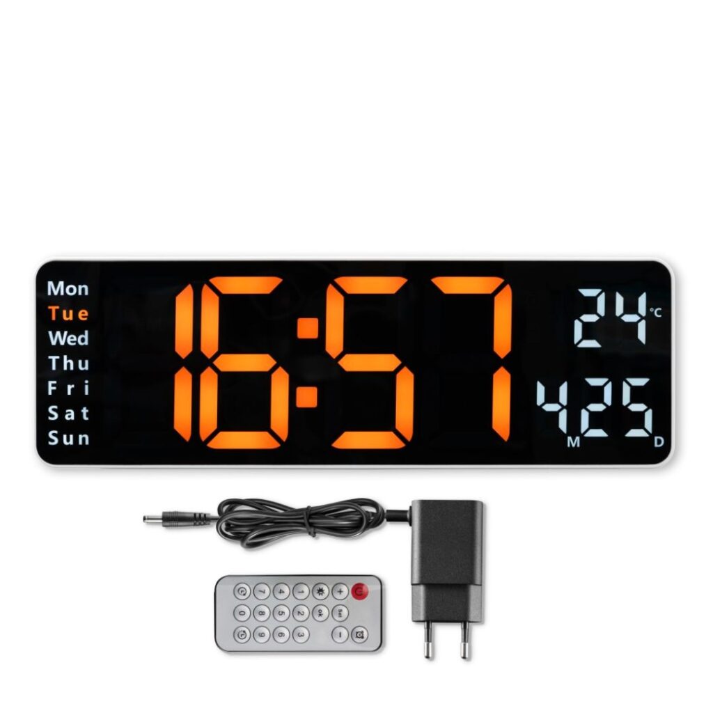 Hama Santa Cruz Digitali Clock & Alarm White - Image 3
