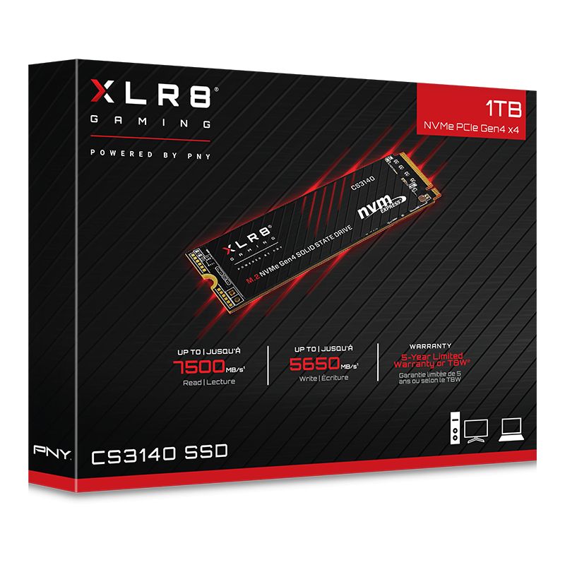 PNY 1TB M.2 2280 NVMe CS3140 - Image 2