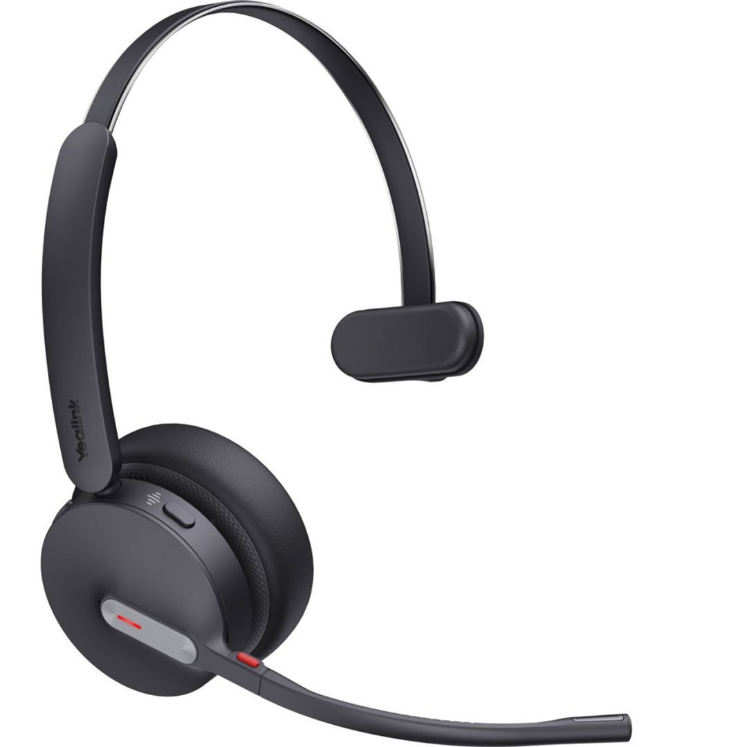 Yealink WH64 Hybrid Mono Teams Wireless Bluetooth Headset Black - Image 1