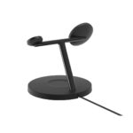 Belkin BoostCharge Pro 3-in-1 Wireless Charging Stand with Qi2 15W Black - Image 3