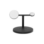 Belkin BoostCharge Pro 3-in-1 Wireless Charging Stand with Qi2 15W Black - Image 4