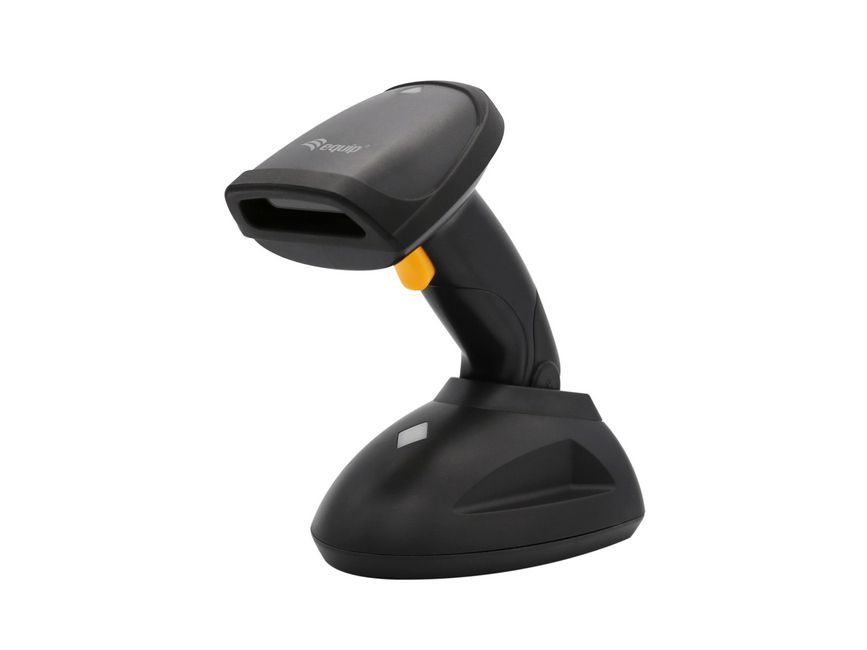 EQuip Wireless 2D Barcode Scanner Long Distance with Stand Vonalkódolvasó Black - Image 1
