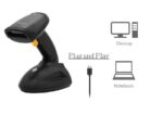 EQuip Wireless 2D Barcode Scanner Long Distance with Stand Vonalkódolvasó Black - Image 6