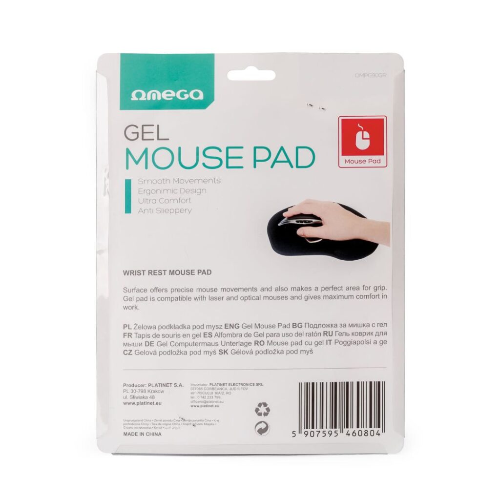 Platinet Omega OMPG90GR Gel Egérpad Graphite - Image 3
