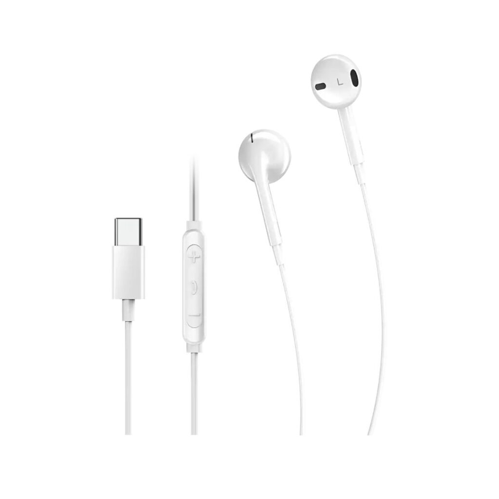 Genius HS-M365 USB-C Wired Headset White - Image 2