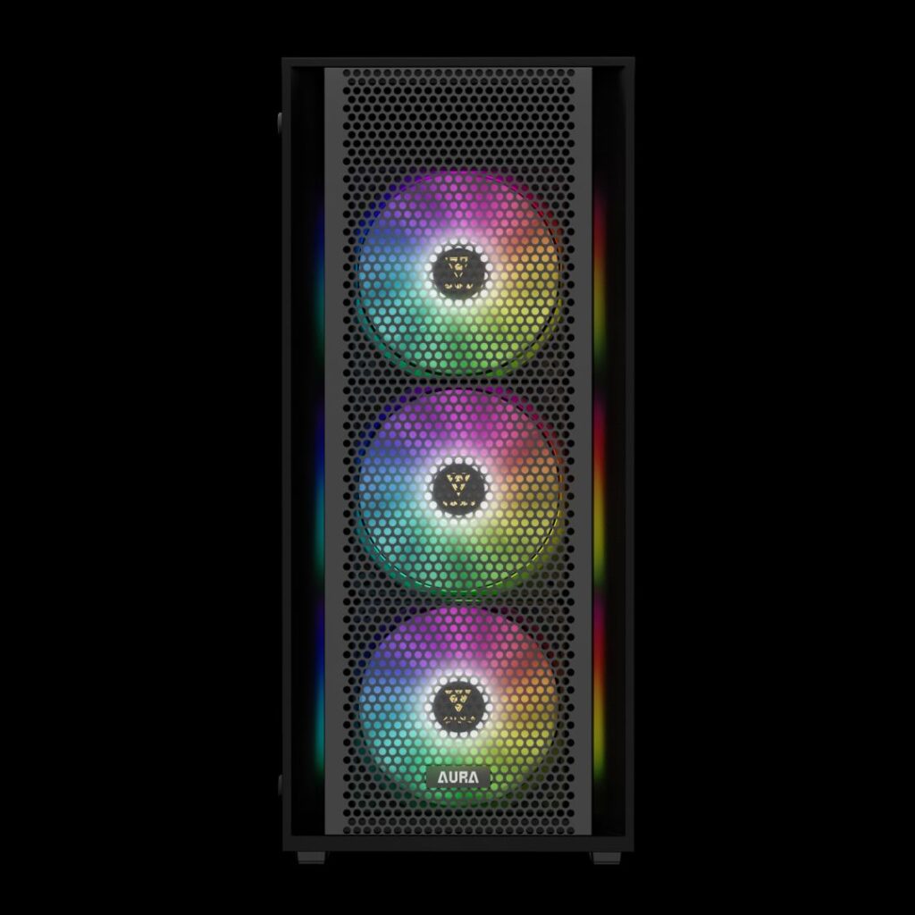 Gamdias Aura GC2 Elite ARGB Tempered Glass Black - Image 5