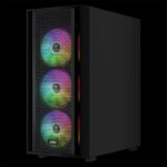 Gamdias Aura GC2 Elite ARGB Tempered Glass Black - Image 6