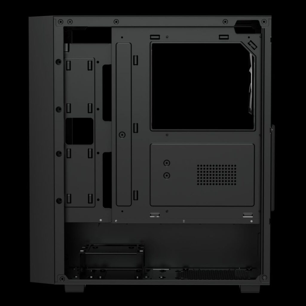 Gamdias Aura GC2 Elite ARGB Tempered Glass Black - Image 8
