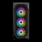Gamdias Aura GC1 Elite ARGB Tempered Glass Black - Image 5