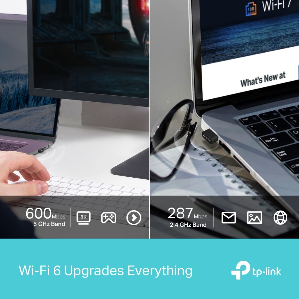 TP-Link Archer TX10UB Nano AX900 Nano Wi-Fi 6 Bluetooth 5.3 USB Adapter - Image 7