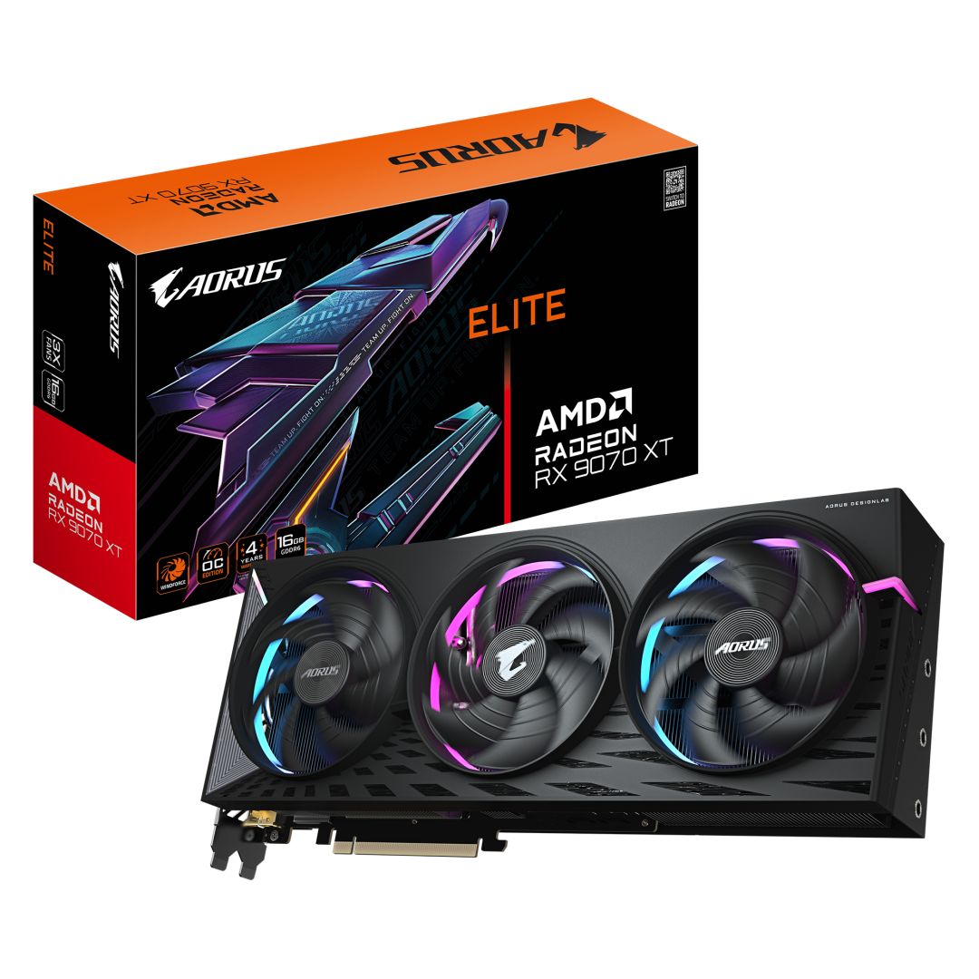 Gigabyte RX9070 XT AORUS ELITE 16G - Image 1