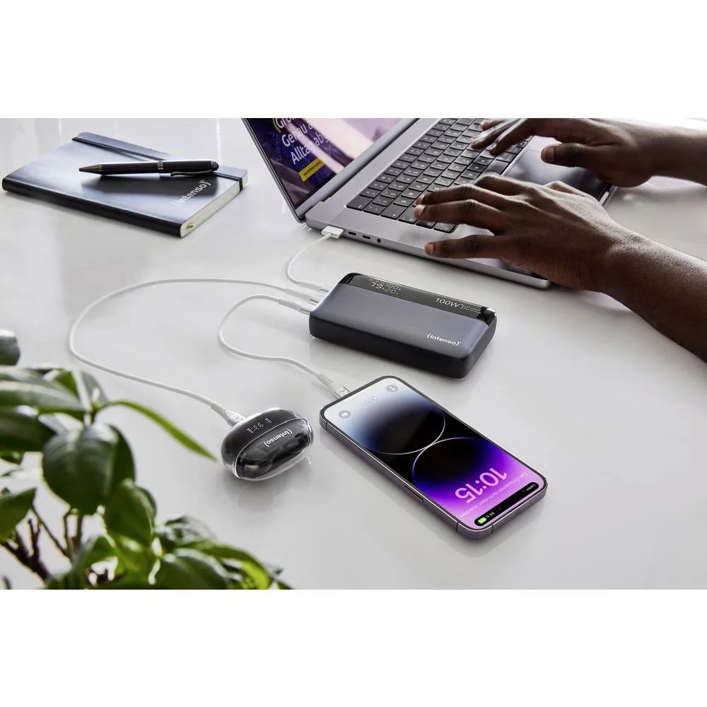 Intenso HE20000 20000mAh PowerBank Grey/Black - Image 5