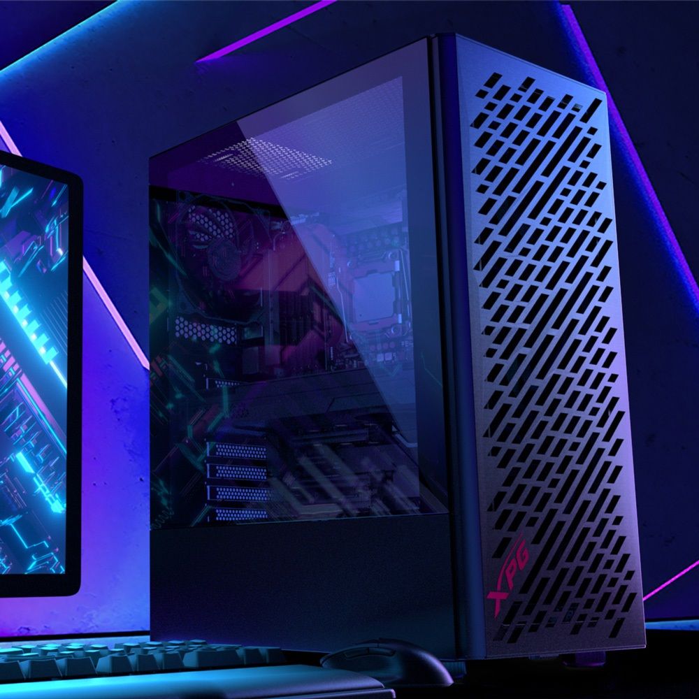 A-Data XPG Valor Air Tempered Glass Black - Image 1