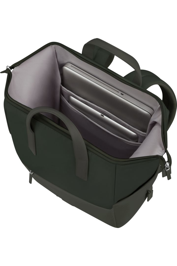 Samsonite 4Pack Laptop Backpack Square 14,1" Forest Green - Image 6