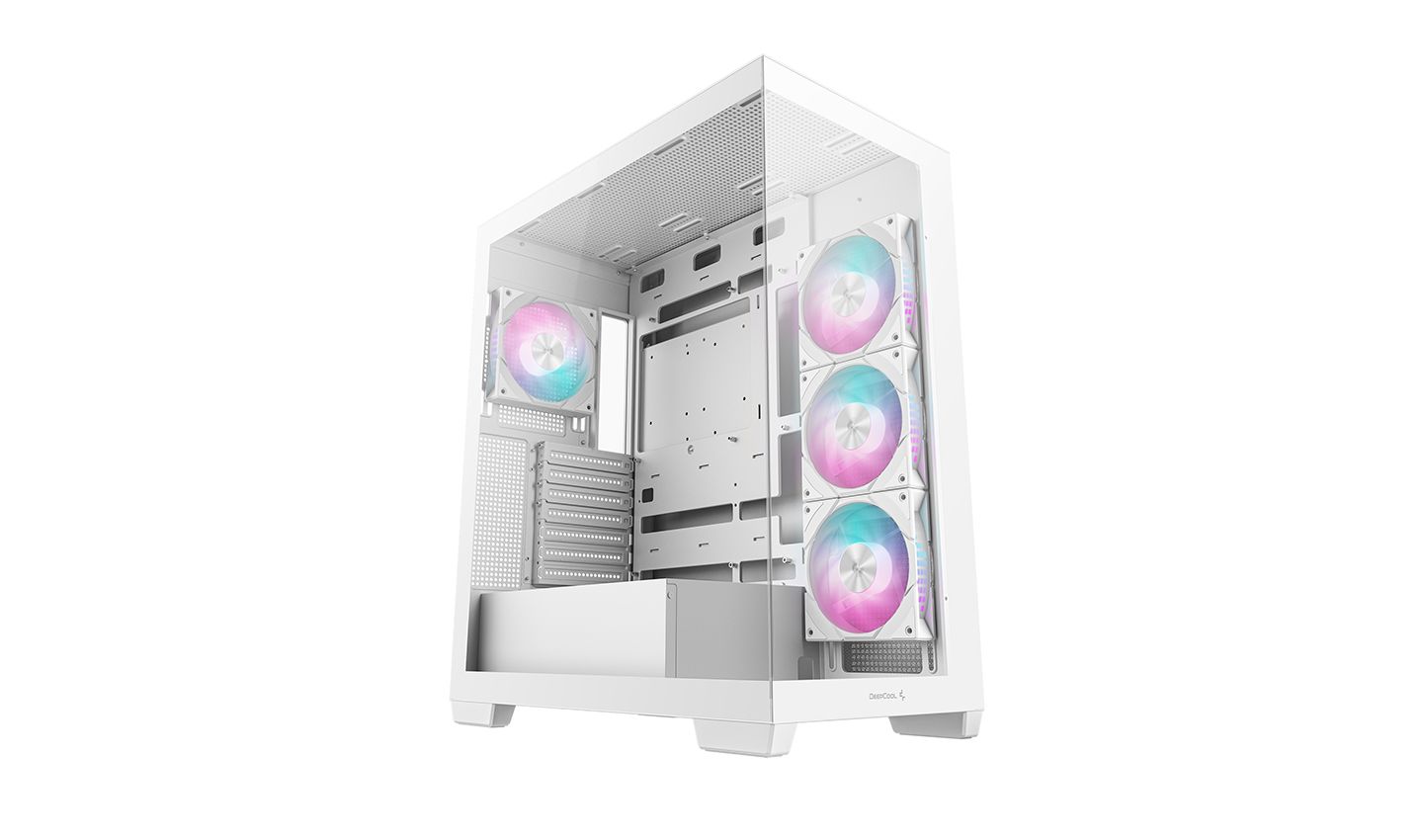 deepcool-cg580-4f-wh-tempered-glass-white_1.jpg HÁZ DeepCool Midi - CG580 4F WH - Fehér - R-CG580-WHADA4-G-1 - Image 1