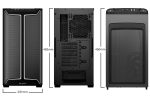 Be quiet! Pure Base 501 DX Tempered Glass Black - Image 2