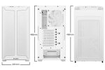 Be quiet! Pure Base 501 DX  Tempered Glass White - Image 2