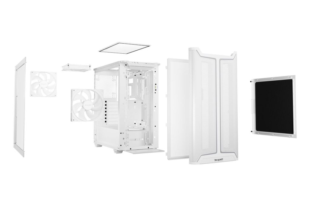 Be quiet! Pure Base 501 DX  Tempered Glass White - Image 4