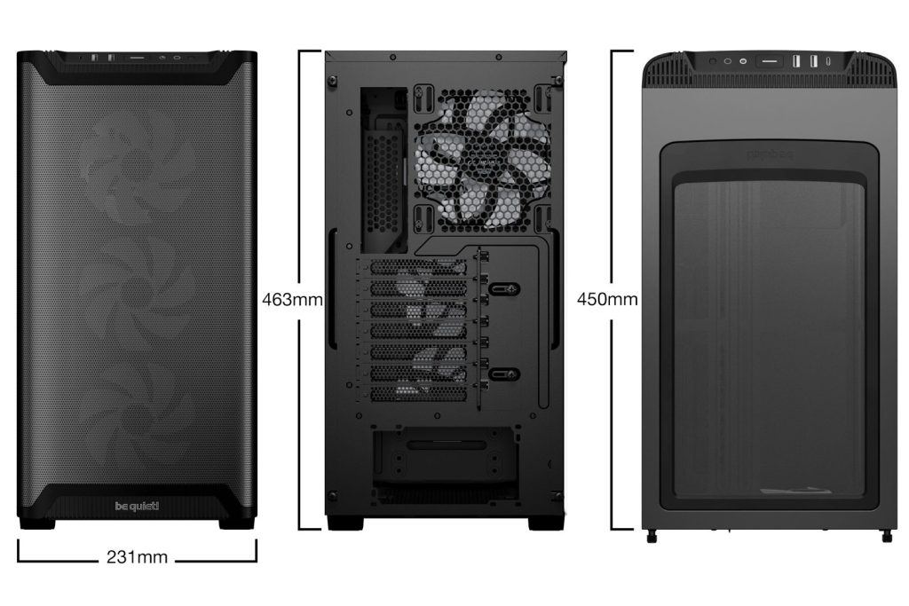 Be quiet! Pure Base 501 LX Tempered Glass Black - Image 2