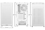 Be Quiet! Számítógépház - Pure Base 501 LX White (ATX, edzett üveg oldallap, fehér) - Image 3